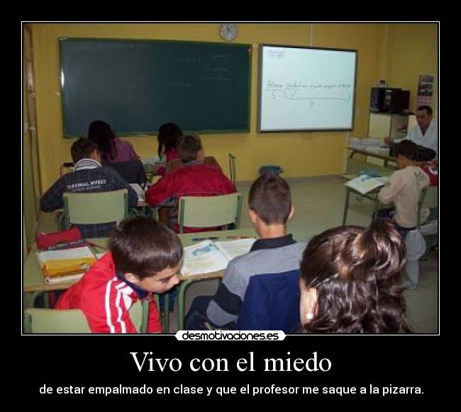 Vivo con el miedo -