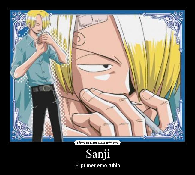 Sanji - El primer emo rubio