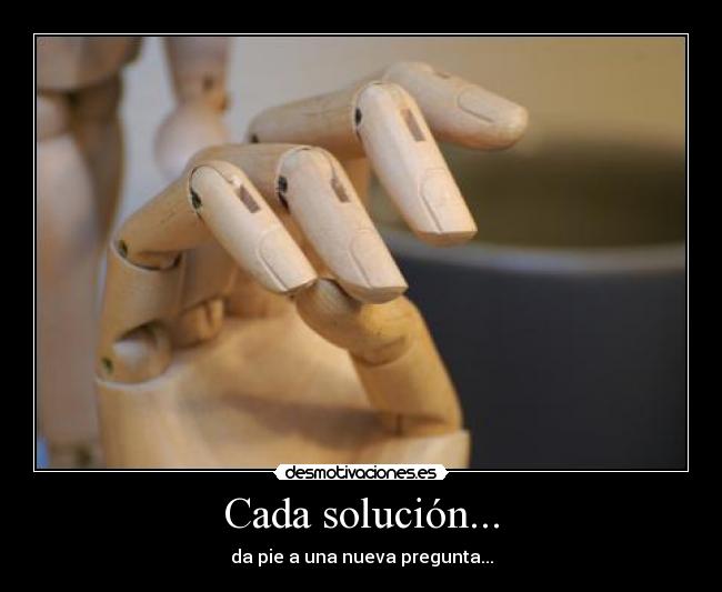 Cada solución... - 