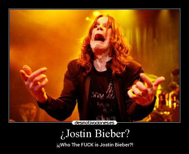 ¿Jostin Bieber? -