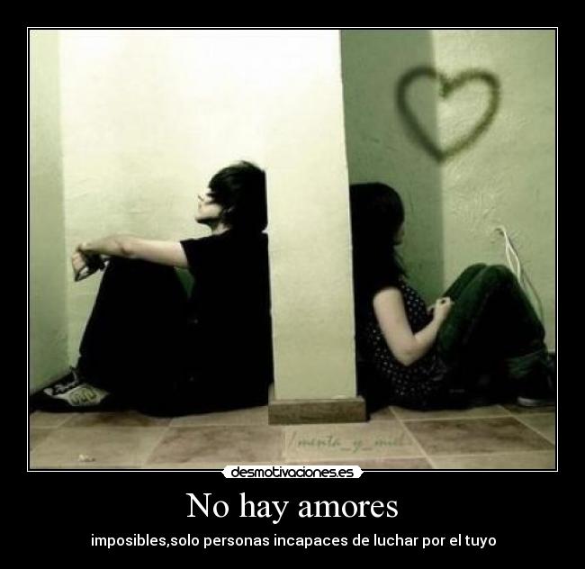 No hay amores -