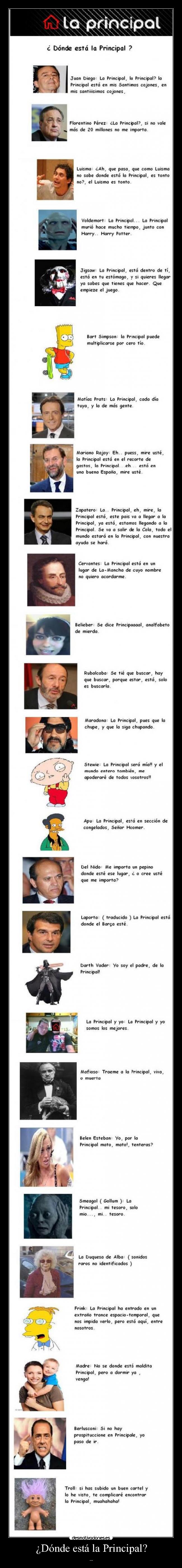 ¿Dónde está la Principal? - ...