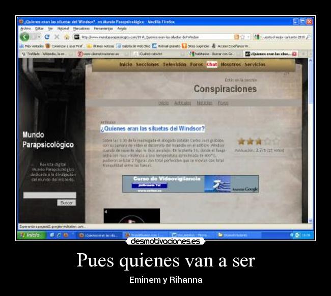 Pues quienes van a ser - Eminem y Rihanna
