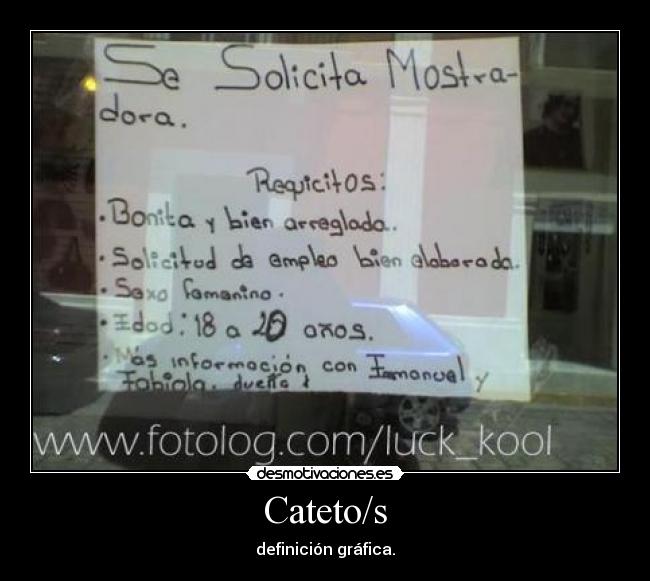 Cateto/s -