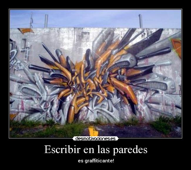 Escribir en las paredes - 