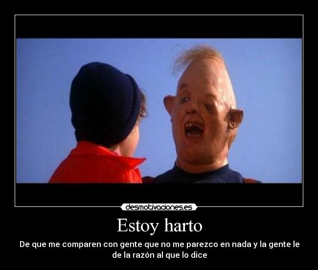 Estoy harto -