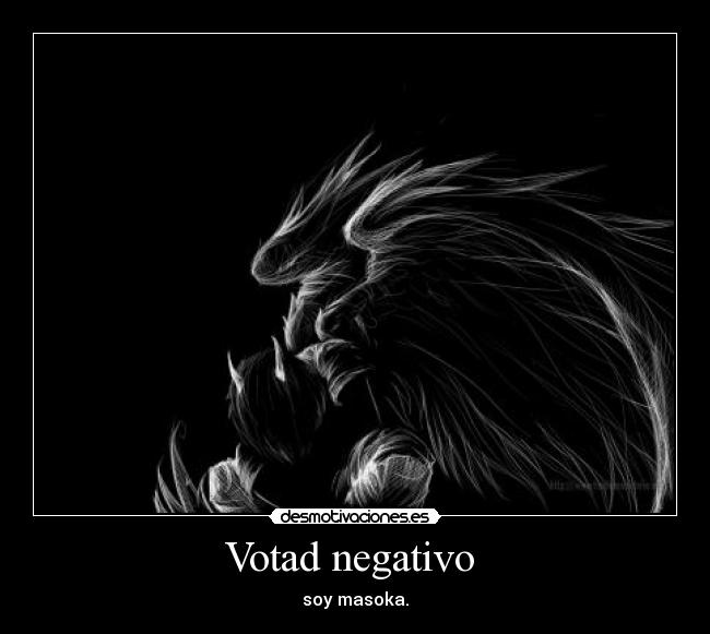 Votad negativo -