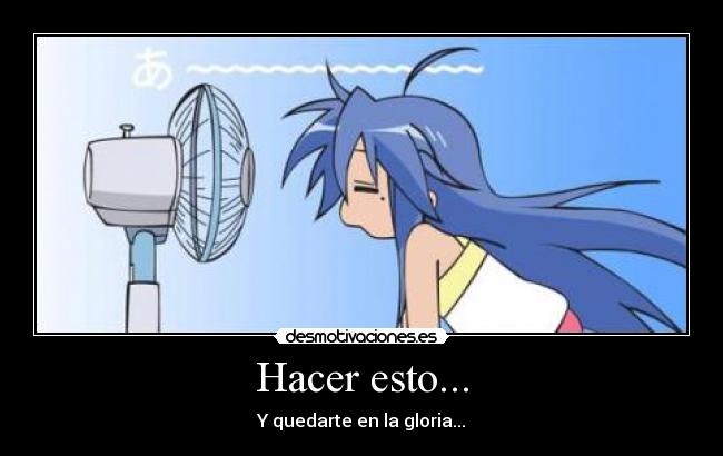 carteles lucky star desmotivaciones