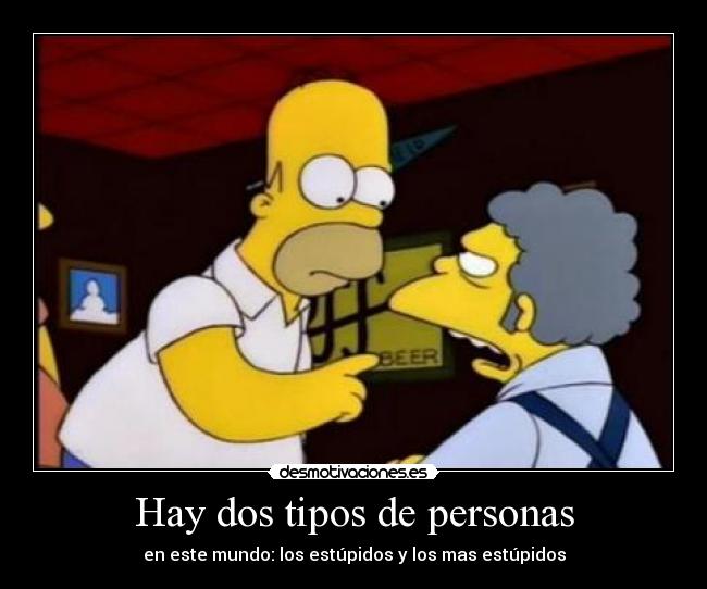 Hay dos tipos de personas - 