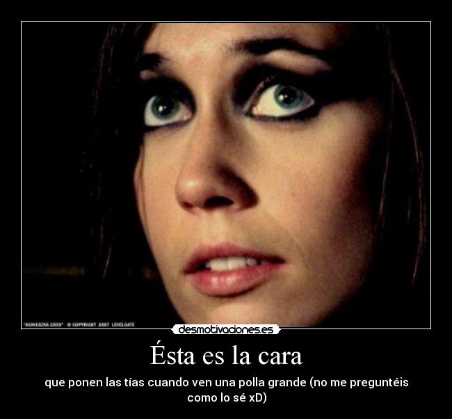 Ésta es la cara - 