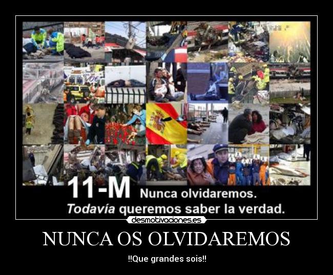 NUNCA OS OLVIDAREMOS - !!Que grandes sois!!