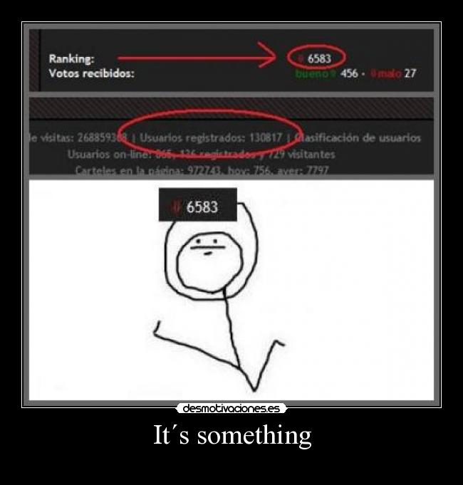 It´s something -