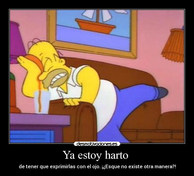 carteles homer simpsons exprimidor naranjas desmotivaciones