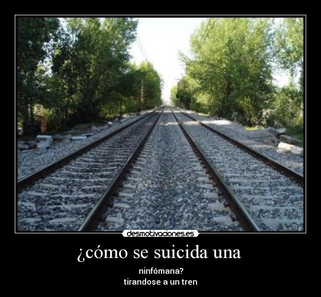 ¿cómo se suicida una  - 