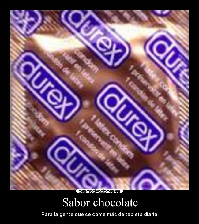 Sabor chocolate -