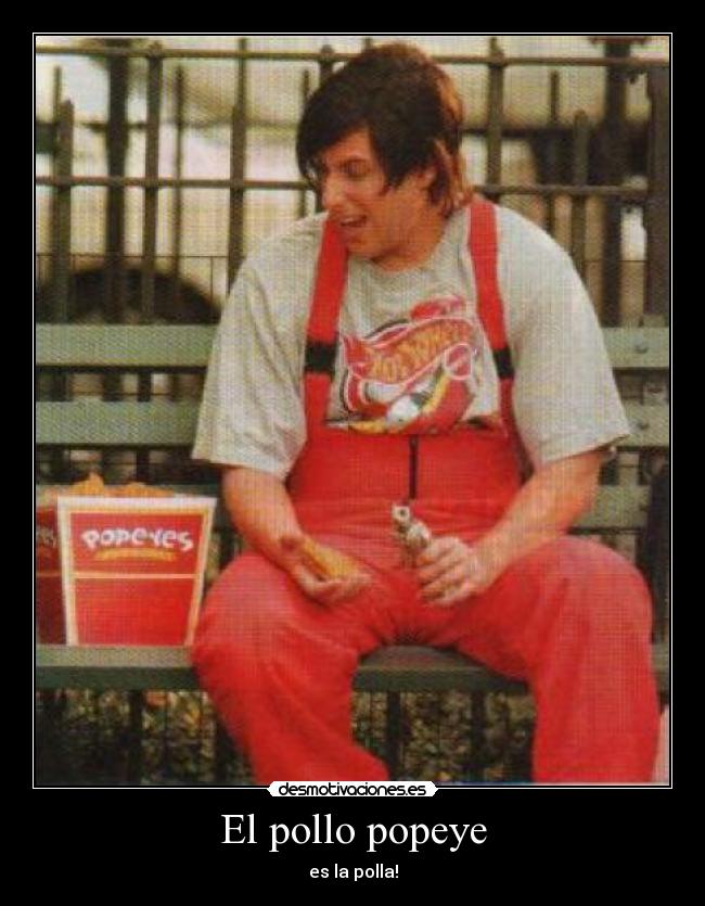 El pollo popeye -