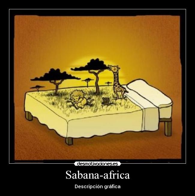 Sabana-africa - Descripción gráfica