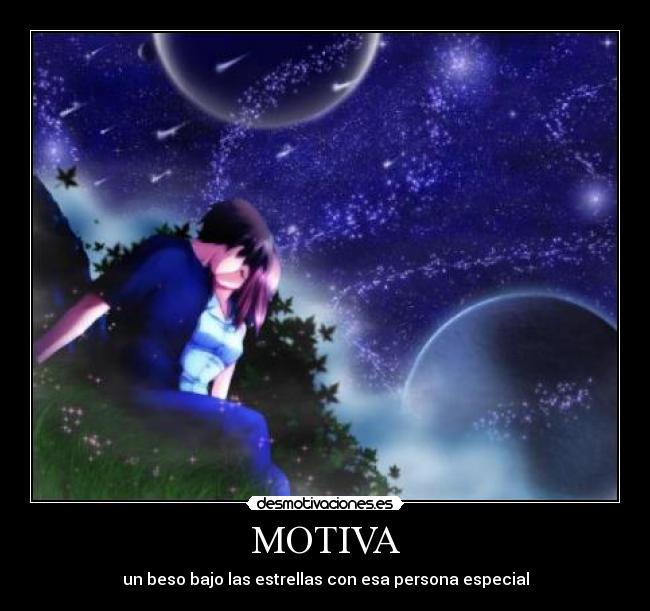 carteles beso estrellas desmotivaciones