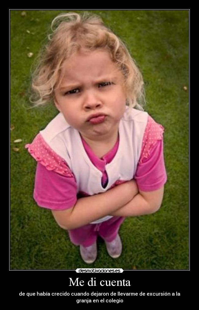 Me di cuenta -