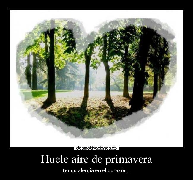 Huele aire de primavera -