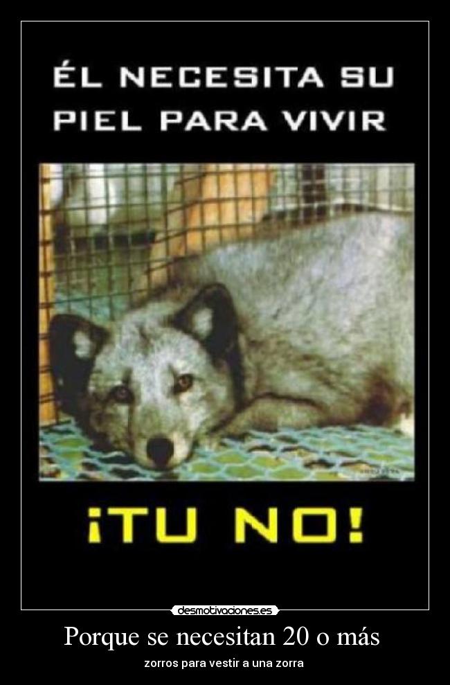 Porque se necesitan 20 o más -