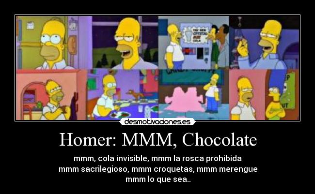 Homer: MMM, Chocolate - 