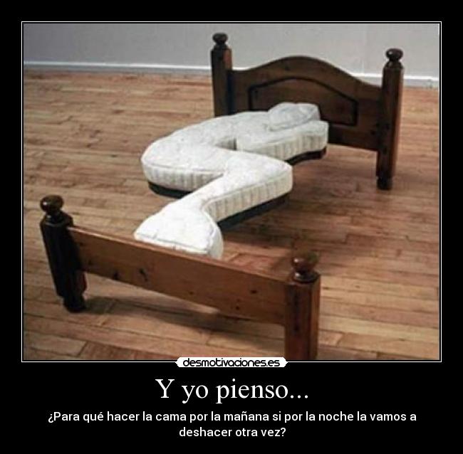 carteles hacer cama desmotivaciones