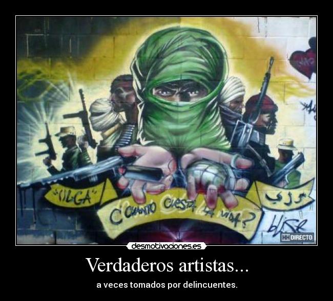 Verdaderos artistas... -