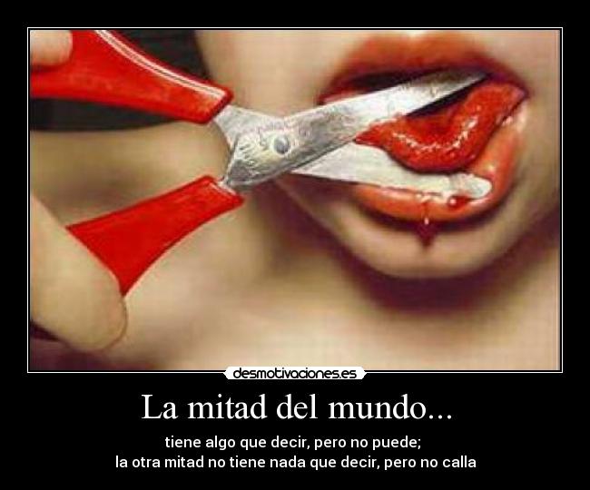 La mitad del mundo... -