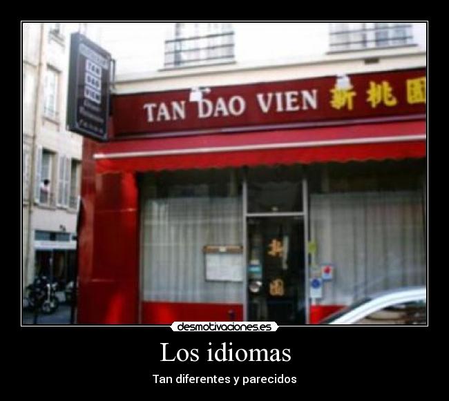 Los idiomas -