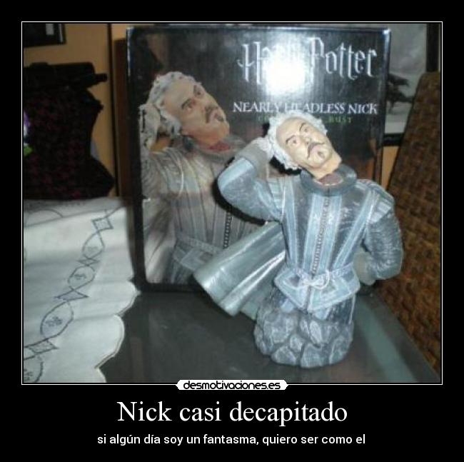 Nick casi decapitado - si algún día soy un fantasma, quiero ser como el 