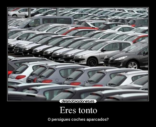 Eres tonto -