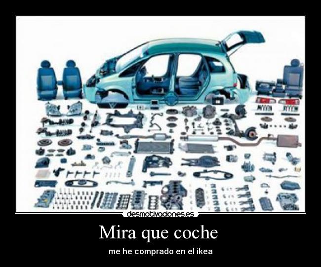 Mira que coche -