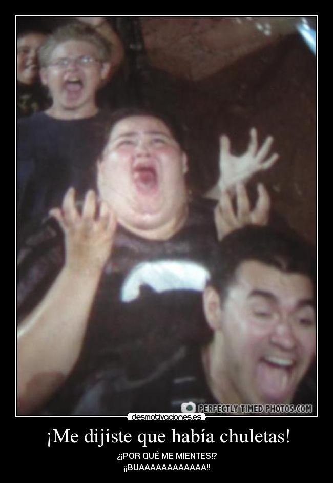 ¡Me dijiste que había chuletas! - 