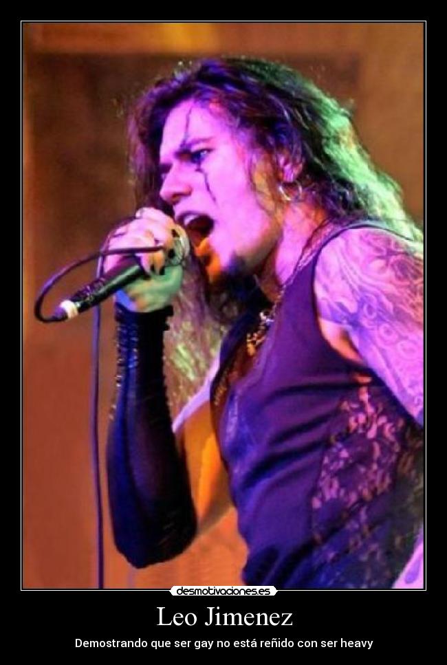 Leo Jimenez - Demostrando que ser gay no está reñido con ser heavy