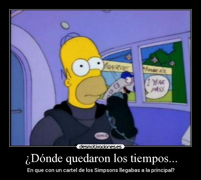 ¿Dónde quedaron los tiempos... - 