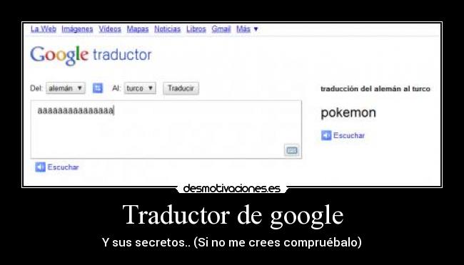 Traductor de google - 