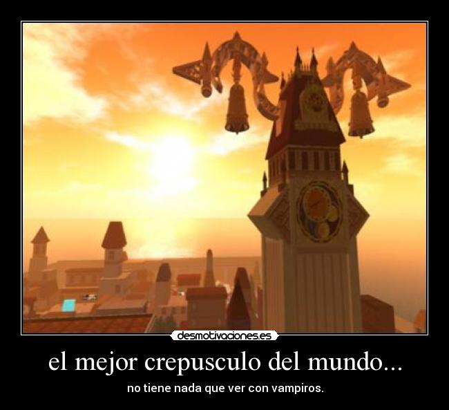 el mejor crepusculo del mundo... -