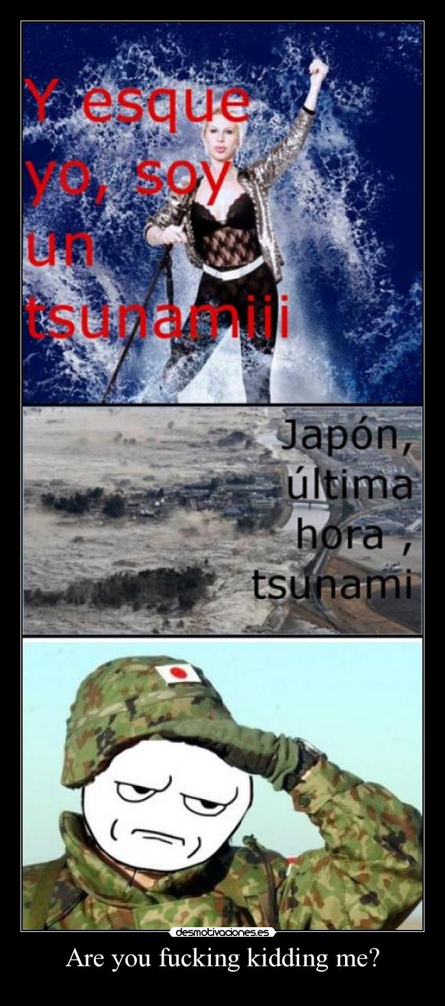 Are you fucking kidding me? -