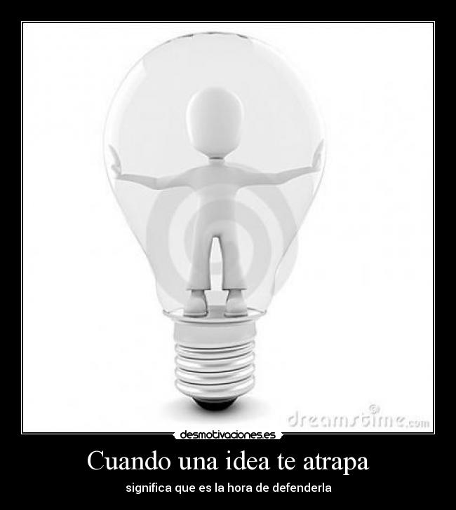 carteles hombre bombilla desmotivaciones