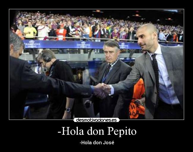 carteles mourinho guardiola real madrid barca desmotivaciones