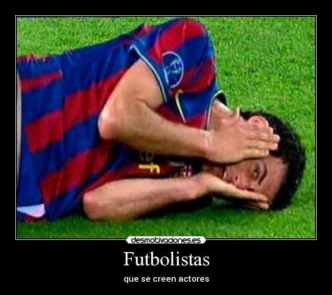 carteles futbolistas creen actores busquets desmotivaciones