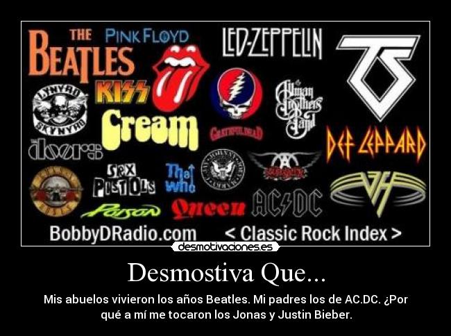 carteles rock desmotivaciones