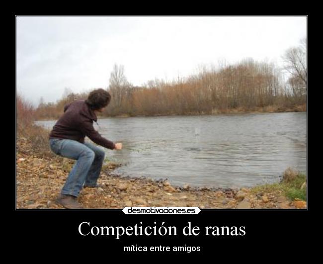 Competición de ranas -