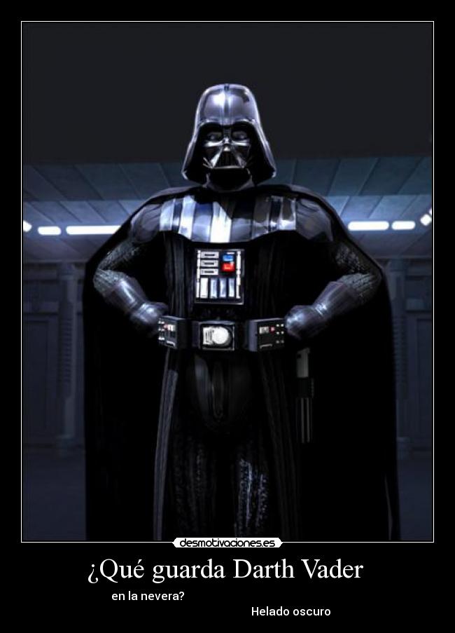 ¿Qué guarda Darth Vader  - 