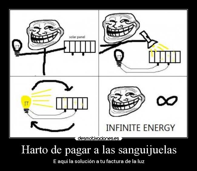 Harto de pagar a las sanguijuelas - E aqui la solución a tu factura de la luz