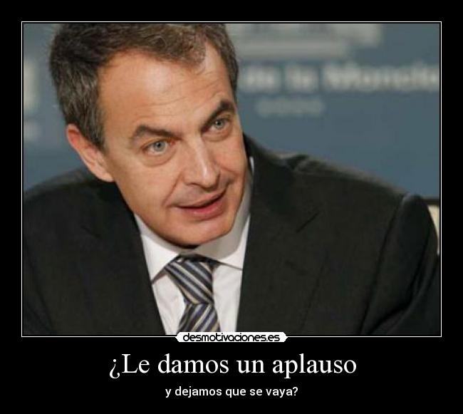 ¿Le damos un aplauso -