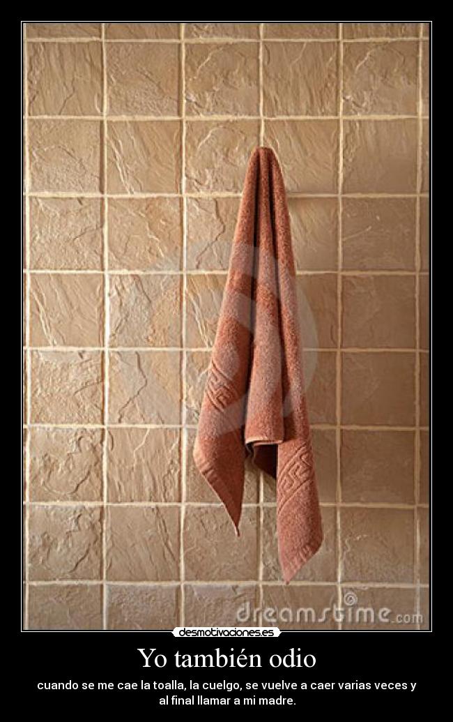 Yo también odio - 