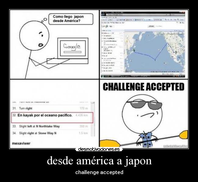 desde américa a japon - challenge accepted