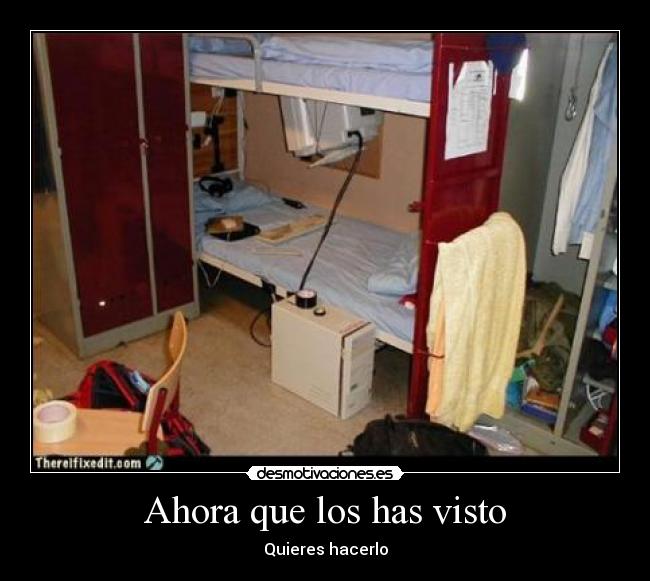 Ahora que los has visto - Quieres hacerlo